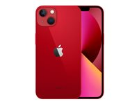 Apple iPhone 13 - (PRODUCT) RED - 5G smartphone - dual-SIM / Internminne 128 GB - OLED-skärm - 6.1" - 2532 x 1170 pixlar - 2 bakre kameror 12 MP, 12 MP - front camera 12 MP - röd MLPJ3QN/A