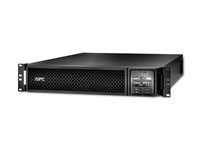 APC Smart-UPS SRT 1500VA RM - UPS (kan monteras i rack) - AC 230 V - 1500 Watt - 1500 VA - Ethernet 10/100, USB, serial - utgångskontakter: 6 - PFC - 2U - svart - med APC UPS kort för nätverkshantering AP9641 SRT1500RMXLI-NC