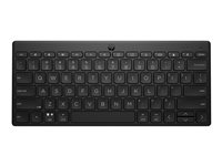 HP 355 Compact Multi-Device - Tangentbord - trådlös - Bluetooth 5.2 - svart - återvinningsbar förpackning 692S9AA