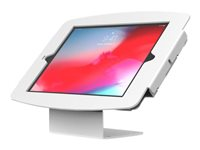 Compulocks iPad 10.2" Space Enclosure Counter Stand or Wall Mount - Hölje - för surfplatta - låsbar - höggradig aluminium - vit - skärmstorlek: 10.2" - väggmonterbar, monterbar på ytor, bänkskiva - för Apple 10.2-inch iPad (7:e generation, 8:e generation, 9:e generation) 101W102IPDSW