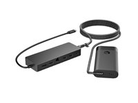 HP Universal - Dockningsstation - USB-C - HDMI, DP - 10Mb LAN - med laptop-laddare 9H0H9AA