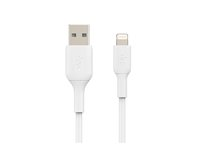 Belkin BoostCharge - Lightning-kabel - Lightning hane till USB hane - 1 m - vit CAA001BT1MWH