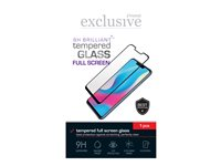 Insmat Exclusive - Skärmskydd för mobiltelefon - helskärm - 2.5D - glas - ramfärg svart - för Google Pixel 9 Pro 861-1555