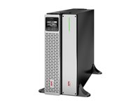 APC Smart-UPS On-Line SRTL1500RM4UXLI-NC - UPS (kan monteras i rack) (hög densitet) - AC 220/230 V - 1350 Watt - 1500 VA - litiumjon - RS-232, USB, Ethernet - utgångskontakter: 8 - 4U - 1.83 m sladd - svart med främre avfasning i silver - med APC UPS Network Management Card SRTL1500RM4UXLI-NC
