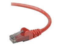 Belkin High Performance - Patch-kabel - RJ-45 (hane) till RJ-45 (hane) - 2 m - UTP - CAT 6 - formpressad, hakfri - röd - för Omniview SMB 1x16, SMB 1x8; OmniView SMB CAT5 KVM Switch A3L980B02M-REDS