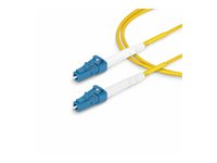 StarTech.com 10m (32.8ft) LC to LC (UPC) OS2 Single Mode Simplex Fiber Optic Cable, 9/125µm, Laser Optimized, 40G/100G, Bend Insensitive, Low Insertion Loss - LSZH Fiber Patch Cord (SPSMLCLC-OS2-10M) - Patch-kabel - LC/UPC enkelläge (hane) till LC/UPC enkelläge (hane) - 10 m - 10 m - 2 mm - fiberoptisk - simplex - 9 / 125 mikrometer - OS1/OS2 - halogenfri, passiv, dubbelriktad - gul SPSMLCLC-OS2-10M
