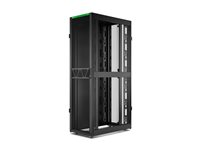 APC NetShelter SX Gen 2 - Rack skåp - 2124 H x 600 B x 1070 D mm, med sidor - golvstående - svart - 45U - 19" - TAA-kompatibel - för P/N: SMT1000RM1U, SMT750RM1U, SRTL10KRM4UT, SRTL5KRM2UI-HW, SRTL5KRM2UT-HW, SRTL8KRM4UT AR3105B2
