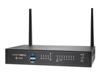 SonicWall TZ270W - Advanced Edition - säkerhetsfunktion - 1GbE - Wi-Fi 5 - 2.4 GHz, 5 GHz - SonicWall säkerhetsuppgradering, plusprogram (3 år) - skrivbord 02-SSC-6863