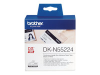 Brother DKN55224 - Papper - svart på vitt - Roll (5,4 cm x 30,5 m) 1 rulle (rullar) tejp - för Brother QL-1050, QL-500, QL-550, QL-560, QL-570, QL-580, QL-650, QL-700, QL-720 DKN55224