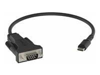 Vision Professional - Seriell adapter - USB-C (hane) till DB-9 (hane) - svart TC-USBCSER/BL