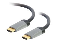C2G Select 7m Select High Speed HDMI Cable with Ethernet M/M - In-Wall CL2-Rated (23ft) - HDMI-kabel med Ethernet - HDMI hane till HDMI hane - 7 m - skärmad - svart 42525
