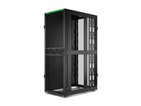 APC NetShelter SX Gen 2 - Rack skåp - 1991 H x 750 B x 1200 D mm, med sidor - golvstående - svart - 42U - 19" - TAA-kompatibel - för P/N: SMT1000RM1U, SMT750RM1U, SRTL10KRM4UT, SRTL5KRM2UI-HW, SRTL5KRM2UT-HW, SRTL8KRM4UT AR3350B2