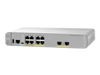 Cisco Catalyst 3560CX-8PT-S - Switch - Administrerad - 10 x 10/100/1000 (PoE+) - skrivbordsmodell, rackmonterbar, DIN-skenmonterbar, väggmonterbar - PoE+ (146 W) WS-C3560CX-8PT-S