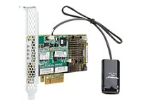 HPE Smart Array P431/4GB with FBWC - Kontrollerkort (RAID) - 8 Kanal - SATA 6Gb/s / SAS 12Gb/s - låg profil - RAID 0, 1, 5, 6, 10, 50, 60, 1 ADM, 10 ADM - PCIe 3.0 x8 - för ProLiant ML350e Gen8 v2, ML350e Gen8 v2 Base 698532-B21