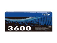 Brother TN3600 - Svart - original - box - tonerkassett - för Brother DCP-L5510, HL-L5215, L6410, L6415, MFC-L5715, L6710, L6910, L6915 TN3600