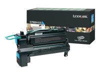 Lexmark - Extra lång livslängd - cyan - original - tonerkassett LCCP, LRP - för Lexmark C792, X792 C792X1CG