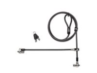 Kensington MicroSaver 2.0 Keyed Twin Laptop Lock - Master Keyed - Lås för säkerhetskabel - 2.44 m - TAA-kompatibel K65099EUM