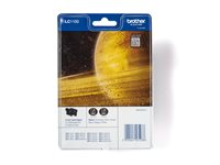 Brother LC1100BKBP2 - 2-pack - svart - original - blister - bläckpatron - för Brother DCP-185, 395, 585, J715, MFC-490, 5490, 5890, 5895, 6890, 790, 795, 990, J615 LC1100BKBP2