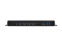 Eaton Tripp Lite series HDMI USB KVM Switch 4-Port 4K 60Hz HDR HDCP 2.2 IR USB Sharing - Omkopplare för tangentbord/video/mus/ljud/USB - 4 x KVM/ljud/USB - 1 lokal användare - skrivbordsmodell B005-HUA4