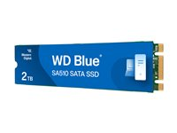 WD Blue SA510 WDS200T3B0B-00C7C0 - SSD - 2 TB - inbyggd - M.2 2280 - SATA 6Gb/s WDS200T3B0B-00C7C0