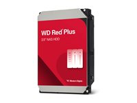 WD Red Plus WD100EFGX - Hårddisk - 10 TB - inbyggd - 3.5" - SATA 6Gb/s - 7200 rpm - buffert: 512 MB WD100EFGX