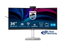 Philips 34B2U6603CH - 6000 Series - LED-skärm - böjd - 34" - HDR 34B2U6603CH/00