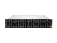 HPE Modular Smart Array 2062 10GBase-T iSCSI SFF Storage - 6th Generation - hårddiskarray - 3.84 TB - 24 fack (SAS-3) - SSD 1.92 TB x 2 - iSCSI (10 GbE) (extern) - kan monteras i rack - 2U R7J71B