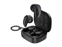 Belkin SoundForm Anywhere - True wireless-hörlurar med mikrofon - semi-in-ear - Bluetooth - svart AUC014HQBK