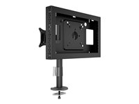 Multibrackets M - Monteringssats (hölje, bordsfäste, ställ, VESA-platta) - dubbel baksida mot baksida - för digital LCD-skylt/LCD-skärm - metall - svart - skärmstorlek: 7"-13" - för Samsung QB13R, QB13R-T 7350105212802