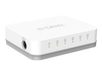 D-Link GO-SW-5G - Switch - ohanterad - 5 x 10/100/1000 - skrivbordsmodell GO-SW-5G/E