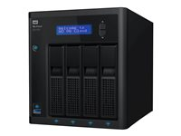 WD My Cloud EX4100 WDBWZE0320KBK - NAS-server - 4 fack - 32 TB - HDD 8 TB x 4 - RAID 0, 1, 5, 10, JBOD, 5 hot spare - RAM 2 GB - Gigabit Ethernet - iSCSI support WDBWZE0320KBK-EESN