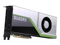 NVIDIA Quadro RTX 6000 - Grafikkort - Quadro RTX 6000 - 24 GB GDDR6 - PCIe 3.0 x16 - 4 x DisplayPort, USB-C - för ThinkStation P520 30BE (1000 Watt, 900 Watt), 30BF (1000 Watt, 900 Watt), 30BQ (1000 Watt, 900 Watt), 30DC (1000 Watt, 900 Watt); P620 30E0, 30E1; P720 30BA (1000 Watt, 900 Watt), 30BB (1000 Watt, 900 Watt), 30BU (1000 Watt, 900 Watt); P920 30BC, 30BD, 30BV 4X60V13556