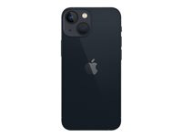 Apple iPhone 13 mini - 5G smartphone - dual-SIM / Internminne 256 GB - OLED-skärm - 5.4" - 2340 x 1080 pixlar - 2 bakre kameror 12 MP, 12 MP - front camera 12 MP - midnatt MLK53QN/A