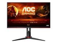 AOC Gaming Q27G2U/BK - LED-skärm - 27" Q27G2U/BK