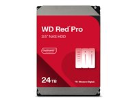 WD Red Pro WD240KFGX - Hårddisk - Enterprise - 24 TB - inbyggd - 3.5" - SATA 6Gb/s - 7200 rpm - buffert: 512 MB WD240KFGX