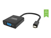 Vision Professional - Videokort - Mini DisplayPort (hane) till HD-15 (VGA) (hane) - svart TC-MDPVGA/BL