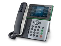 HP Poly Edge E550 - VoIP-telefon med nummerpresentation/samtal väntar - 3-riktad samtalsförmåg - SIP, SDP - midnattsblå, vit 82M91AA