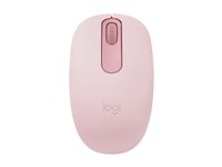 Logitech M196 - Mus - höger- och vänsterhänta - optisk - 3 knappar - trådlös - Bluetooth - rosa 910-007461