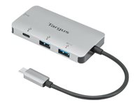 Targus - Hubb - 2 x USB 3.2 Gen 1 + 1 x USB-C 3.2 Gen 1 + 1 x USB-C 3.2 Gen 1 (strömförsörjning) - skrivbordsmodell ACH228EU
