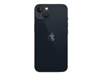 Apple iPhone 13 - 5G smartphone - dual-SIM / Internminne 128 GB - OLED-skärm - 6.1" - 2532 x 1170 pixlar - 2 bakre kameror 12 MP, 12 MP - front camera 12 MP - midnatt MLPF3QN/A