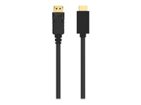 Belkin 6ft DisplayPort to HDMI Cable, M/M, 4k - Adapterkabel - DisplayPort hane till HDMI hane - skärmad - för P/N: F4U097tt, F4U109tt F2CD001B06-E