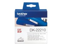 Brother DK-22210 - Svart på vitt - Rulle (2,9 cm x 30,5 m) etiketter - för Brother QL-1050, 1110, 500, 550, 560, 570, 580, 600, 650, 700, 710, 720, 820 DK22210