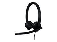 Logitech H570e - Headset - på örat - kabelansluten - USB-C - Certifierad för Microsoft-teams 981-001431