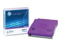 HPE - LTO Ultrium WORM 6 - 2.5 TB / 6.25 TB - skrivbara etiketter - lila - för StorageWorks SAS Rack-Mount Kit C7976W