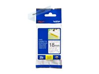 Brother TZe-S141 - Extrastark häftning - svart på klar - Rulle (1,8 cm x 8 m) 1 kassett(er) bandlaminat bläckpatron/etiketter - för Brother PT-D600; P-Touch PT-D410, D450, D460, D610, D800, E550, P900, P950 TZES141