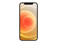 Apple iPhone 12 - 5G smartphone - dual-SIM / Internminne 64 GB - OLED-skärm - 6.1" - 2532 x 1170 pixlar - 2 bakre kameror 12 MP, 12 MP - front camera 12 MP - vit MGJ63QN/A