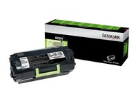 Lexmark 622H - Lång livslängd - svart - original - tonerkassett LCCP, LRP - för Lexmark MX710, MX711, MX810, MX811, MX812 62D2H00
