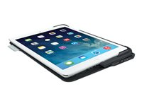 Logitech Ultrathin Keyboard Folio - Tangentbord och foliefodral - Bluetooth - Nordisk - kolsvart 920-005906