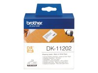 Brother DK-11202 - Svart på vitt - 62 x 100 mm 300 etikett (er) (1 rulle/rullar x 300 transportetiketter - för Brother QL-1050, QL-500, QL-550, QL-560, QL-570, QL-650, QL-710, QL-720, QL-820 DK11202