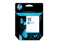 HP 72 - 69 ml - cyan - original - DesignJet - bläckpatron - för DesignJet T1100, T1100ps, T1200, T1200ps, T1300, T610, T620, T770, T790 C9398A